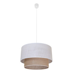 Lampa wisząca BUENO jasny + natura 1xE27 MLP1826