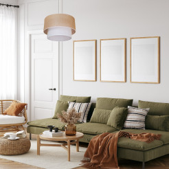 Lampa wisząca BUENO natura + jasny 1xE27 MLP1827