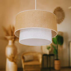 Lampa wisząca BUENO natura + jasny 1xE27 MLP1827
