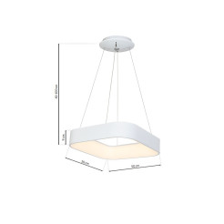 Lampa Wisząca Astro Biały 40W LED 4000K ML1853