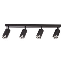 Oprawa Pipe Ring Spot Czarny 4xGU10 ML2073