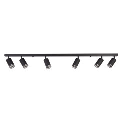 Oprawa Pipe Ring Spot Czarny 6xGU10 ML2075
