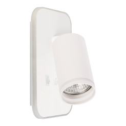 Oprawa Pipe Ring Kinkiet Biały 1xGU10 + LED 6W ML2082