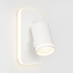 Oprawa Pipe Ring Kinkiet Biały 1xGU10 + LED 6W ML2082