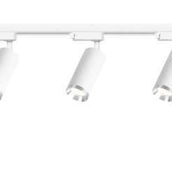 Zestaw Oprawa Mica Track Biały + Chrom 3xGU10 1m ML2105