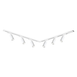 Zestaw Oprawa Mica Track Biały + Chrom 6xGU10 2m ML2107