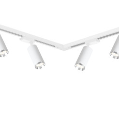 Zestaw Oprawa Mica Track Biały + Chrom 6xGU10 2m ML2107