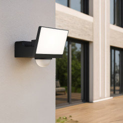 Naświetlacz LED Davos 30W 2000lm 4000K Czarny Premium PIR ML2111