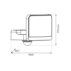 Naświetlacz LED Davos 30W 2000lm 4000K Biały Premium PIR ML2112