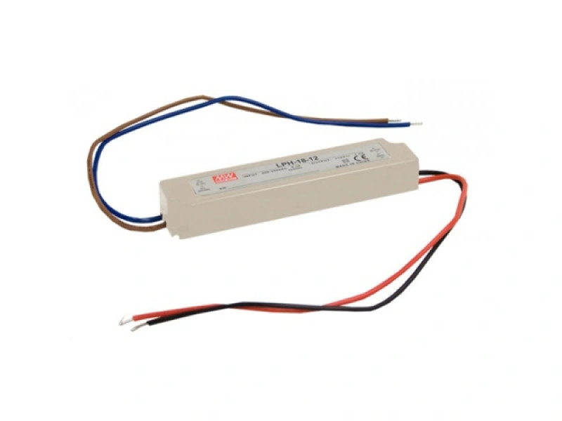 MEAN WELL LPH-18-24 Zasilacz impulsowy; LED; 18W; 24V; 0.75A; 180-264VAC; 254-370VDC PS-LPH-18-24
