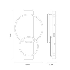 Lampa sufitowa ROWENA 14W LED ML1851