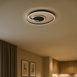 Lampa sufitowa LORENZO BLACK 22W LED ML1848