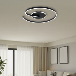 Lampa sufitowa LORENZO BLACK 22W LED ML1848