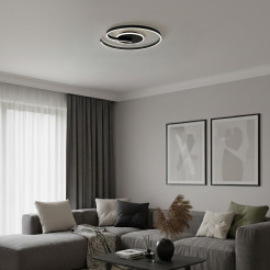 Lampa sufitowa LORENZO BLACK 22W LED ML1848