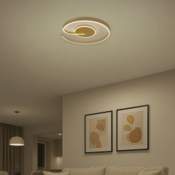 Lampa sufitowa LORENZO GOLD 22W LED ML1849