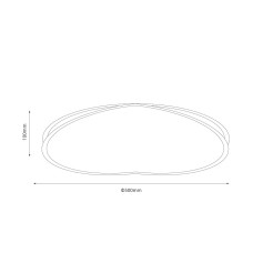Lampa sufitowa HALO 38W LED ML1844