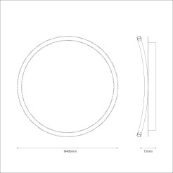 Lampa sufitowa CALI round 30W LED ML1846