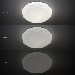 Plafon HEX 72W LED Ø500 + pilot ML1870
