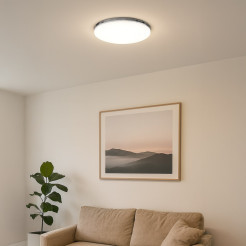 Plafon MAYA Chrome 36W LED Ø500 ML1833