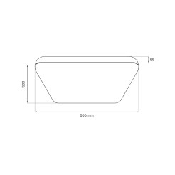Plafon Nemo Czarny 36W LED ML1836