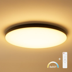 Plafon Siena Czarny 80W LED Ø750 mm + pilot ML1834