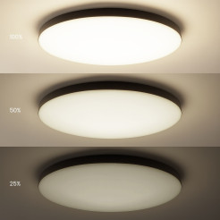 Plafon Siena Czarny 80W LED Ø750 mm + pilot ML1834
