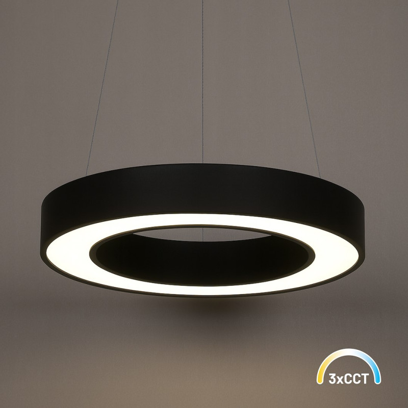 Lampa wisząca Union Czarny 40W LED 3000-4000-6000K ML1866
