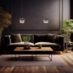 Lampa wisząca VASO 2 SMOKED 4W ML1400