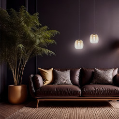 Lampa wisząca VASO 2 AMBER 4W ML1402