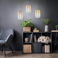 Lampa wisząca VASO 3 AMBER 4W ML1405