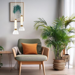 Lampa wisząca LUCCO amber 13W ML1418