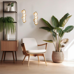 Lampa wisząca BOLLA GOLD 17W LED ML1422