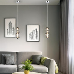 Lampa wisząca BOLLA SMOKED 17W LED ML1423