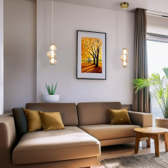 Lampa wisząca BOLLA GOLD 12W LED ML1424