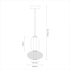 Lampa wisząca ARAME 15W LED ML1432