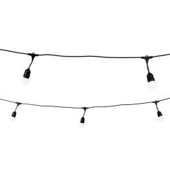 Girlanda zewnętrzna Summer Time 6,6m G45 Mleczna biel 3000K 36V 10xE27 IP44 EKG2292