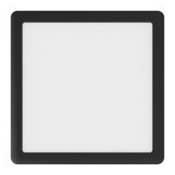 Plafon Evora Czarny Square 12W 3CCT ML1795