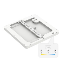 Plafon Evora Biały Square 18W 3CCT ML1793
