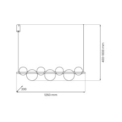 Lampa wisząca ATOLA 19W LED ML2244