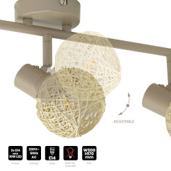 Lampa sufitowa DEX 3xE14 ML2119