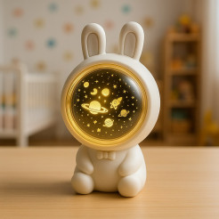 Lampka dziecięca projektor KOSMONAUTA ML2262