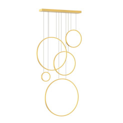 Lampa wisząca Saturno Gold 100W LED mezzanine ML2325