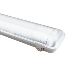 ZESTAW OPRAWA HERMETYCZNA 2x120cm POD ŚWIETLÓWKĘ LED + 2x ŚWIETLÓWKI LED 18W 120CM 3000K EKH2339