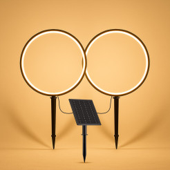 Lampa Solarna Rings 2x1,5W 2x25lm 3000K EKO2360