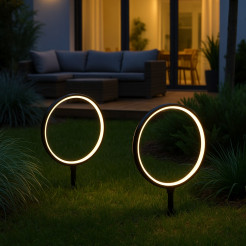 Lampa Solarna Rings 2x1,5W 2x25lm 3000K EKO2360