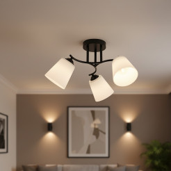 Lampa sufitowa Pafos Black 3xE27 ML2257