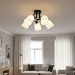 Lampa sufitowa Pafos Black 5xE27 ML2258