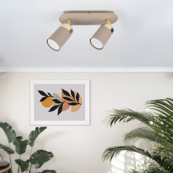 Lampa sufitowa JOKER CASHMERE/GOLD 2xGU10 MLP2329