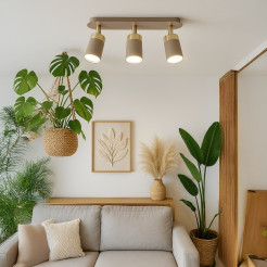 Lampa sufitowa JOKER CASHMERE/GOLD 3xGU10 MLP2330