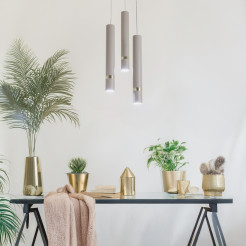 Lampa wisząca JOKER CASHMERE/GOLD 3xGU10 (koło) MLP2333